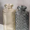 4er Set Vase Braun Grau H14cm Glas Blumenvase Naturtöne Produktbild-Vorschau 5