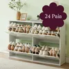 CASABEL Scarpiera 24 paia, Consolle Compatta, Bianco Anteprima dell’immagine prodotto 8