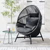 home24 Gartensessel - Eisen / Polyester Produktbild-Vorschau 2