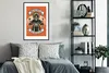 MuchoWow® MuchoWow® Gerahmtes Poster Totenkopf - Indisch - Produktbild-Vorschau 2