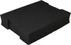 A black foam insert with cutouts for tools, shown from a slightly elevated angle against a white background. Produktbild-Vorschau