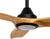 MORELOS MINI Deckenventilator mit Licht schwarz Ø91 Produktbild-Vorschau 2