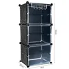Botník Iso Trade 44,5 x 93 x 30 cm čierna Náhľad obrázku produktu 6