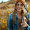 Butelka filtrująca Dafi SOFT 0,7 l peach fuzz z 2 filtrami Podgląd zdjęcia produktu 3