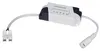 A white LED driver with black accents and attached wires. Produktbild-Vorschau
