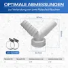 Abfluss Adapter für  Geschirrspüler und Waschmaschine 1 Produktbild-Vorschau 2