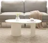 Sweiko Table basse blanche irrégulière stable et durable de Voir les images du produit 7