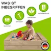 Sandkasten BULLE Lärche natur 45 mm inkl. Sitzbretter und Produktbild-Vorschau 6