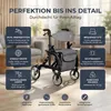ForeverSenior 2 in 1 Rollator & Rollstuhl - mit Federung - Produktbild-Vorschau 4