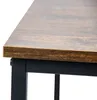 CLP Schreibtisch Ocala mit Regalfächern schwarz/braun Produktbild-Vorschau 5
