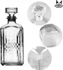 SuperButelki - Karafka szklana 500 ml, z korkiem, tłoczony Podgląd zdjęcia produktu 7