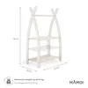 MAMOI® Kleiderstange Baby Kinderzimmer | Produktbild-Vorschau 2