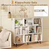 COSTWAY regál s priehradkami, stojaci regál s 3 úrovňami a Náhľad obrázku produktu 5