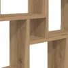 vidaXL Artisan dubová police 90x15x119,5 cm materiál na Náhled obrázku produktu 7