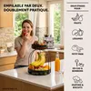 eluno Porte-objets à 2 étages avec porte-banane, corbeille Voir les images du produit 2