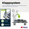 Klappbarer Profi-Transportwagen BIG RHINO 300 mit Produktbild-Vorschau 3