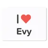 MuchoWow® Mauspad Mousepad Ich liebe - Evy - Mädchen 40x30 Produktbild-Vorschau 1