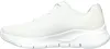 A side view of a white athletic shoe. Produktbild-Vorschau