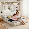 Podwójne łóżko Sweiko 160x200 cm, łóżko z jedwabiście Podgląd zdjęcia produktu 2