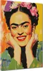 Strahlende Frida mit Blumen und gelbem Hintergrund Produktbild-Vorschau 1
