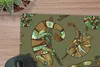 MuchoWow® Mauspad Mousepad Muster - Dschungel - Chamäleons Produktbild-Vorschau 2