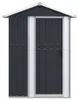 vidaXL Prístrešok na náradie Antracit 126x97,5x177 cm Náhľad obrázku produktu 3