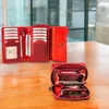MATADOR PERTH Damen Leder Geldbörse Portemonnaie Blumen Rot Produktbild-Vorschau 2