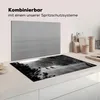 KitchenYeah© Herdabdeckplatte Pferde - Nebel - Wald , Produktbild-Vorschau 3