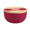 KESPER Salatschale mit Besteck BambusØ24cm beere Productafbeelding-voorbeeld 1