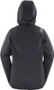 Dunkelgraue Hardshelljacke "Aequilibrium Lite Gtx Jacket" von La Sportiva; Rückansicht mit Kapuze. Produktbild-Vorschau