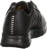 A rear view of a black Skechers shoe. Produktbild-Vorschau