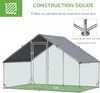PawHut Enclos poulailler chenil volière extérieur 6 m² - Voir les images du produit 6