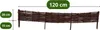 A woven willow fence border with measurement indicators. Anteprima dell’immagine prodotto