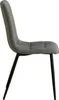 Homestyle4u Polsterstühle 6er Set Stuhl Grau Produktbild-Vorschau 5