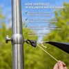 Sonnensegelmast ⌀60x3mm 3m mit Bodenhülse Höhenverstellbar Produktbild-Vorschau 4