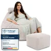 Dreamroots Bean Bag 90x90x100 cm Pouf avec dossier et Voir les images du produit 1