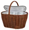 UNUS® Einkaufskorb inklusive Kühltasche in Rattan-Optik, Produktbild-Vorschau 2