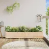 vidaXL Kvetináč 180x31x31 cm z masívneho borovicového dreva Náhľad obrázku produktu 3