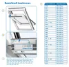 DTCH® Dachfenster verdunkelungsrollo für Velux S06/4/606 Produktbild-Vorschau 9