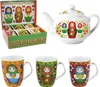 SET Teekanne Matröschka 0,9L + 6-Tassen-Set "Matröschka" Produktbild-Vorschau 1