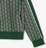 Polo Del Marchio Lacoste Del Modello Sweatshirt Verde Anteprima dell’immagine prodotto 4