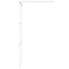 vidaXL Duschwand für Begehbare Dusche Weiß 100x195 cm Produktbild-Vorschau 4