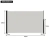 XMTECH 200x300cm Seitenmarkise Single-Seitenmarkise Produktbild-Vorschau 2