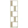 A tall, narrow bookshelf with multiple compartments, presented against a white background. Náhľad obrázku produktu