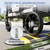 Sekey Bollerwagen Faltbar mit Dach Zwillingsmodus Produktbild-Vorschau 5