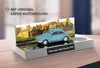 A model of a blue Volkswagen Beetle sits on a display base with a backdrop of a building. Anteprima dell’immagine prodotto