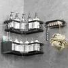 Duschablage Ohne Bohren, 4 Pcs Schwarz (SM+2) Duschregal, Produktbild-Vorschau 1