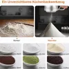 Edelstahl Mehlsieb 1 Liter mit Handkurbelgriff – 3-lagiges Produktbild-Vorschau 7