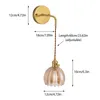 A diagram showing the dimensions of a vintage-style wall lamp. Podgląd zdjęcia produktu