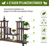 Outsunny Stojan na květiny Stojan na rostliny Čtyřstupňové Náhled obrázku produktu 4